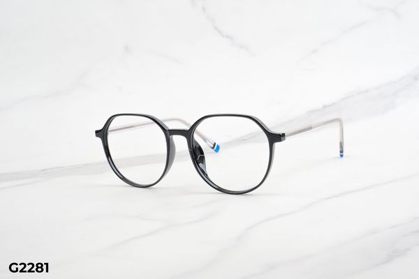 G2281 top gọng đẹp, gọng thời trang, gọng nam nữ unisex, gọng kính cận, gọng kính giả cận chống bụi, kiểu dáng tròn