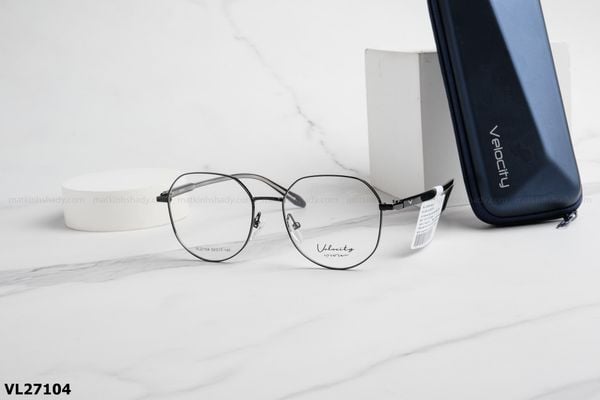 VL27104, Gọng chính hãng Velocity, top gọng đẹp, gọng thời trang, gọng nam nữ unisex, gọng kính cận, gọng kính giả cận chống bụi, kiểu dáng lục giác