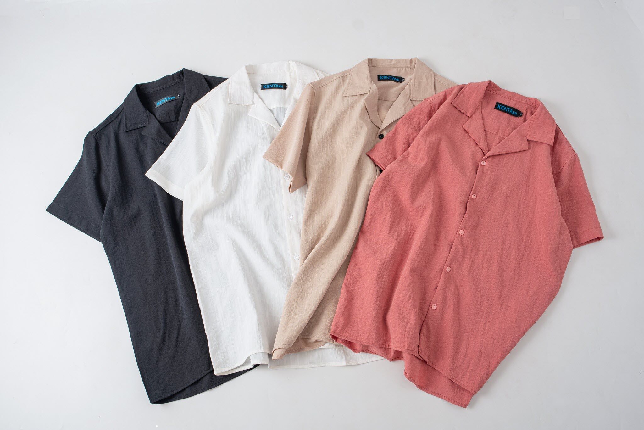 Áo Sơ Mi Nam Tay Ngắn Cổ Vest Linen Routine đẹp cao cấp 2022