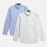  Sơ Mi Tay Dài Pure Cotton Sọc SMD0105 