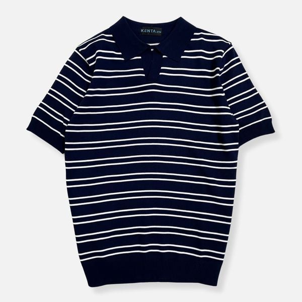  Áo Thun Polo Dệt Kim Sọc ATP0047 