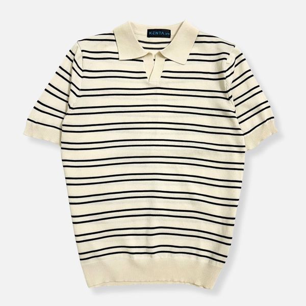  Áo Thun Polo Dệt Kim Sọc ATP0047 