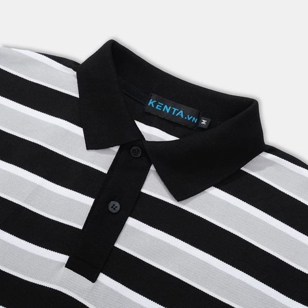  Áo Thun Polo Sọc Ngang Cotton ATP0051 