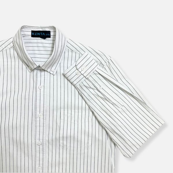 Sơ Mi Tay Dài Pure Cotton Sọc SMD0105 