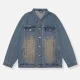  Áo Khoác Jeans Wash AKJ0014 