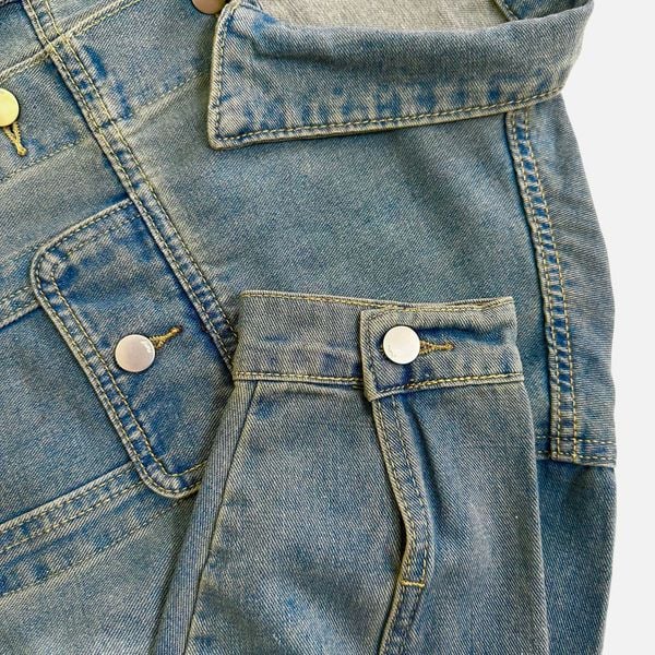  Áo Khoác Jeans Wash AKJ0014 
