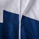  Áo Khoác Dù Trắng Phối Xéo AKD0041 