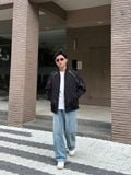  Quần Jeans Form Rộng, Lưng Thun QJD0075 