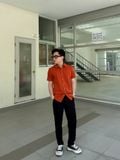  Sơ Mi Nam Tay Ngắn Cotton Co Giãn SMN0098 
