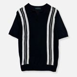  Áo Thun Polo Dệt Kim Phối Sọc ATP0049 