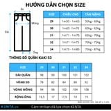  Quần Kaki Cạp Chun Ẩn Co Giãn QKK0053 