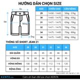  Quần Short Jean Cotton QSJ0021 