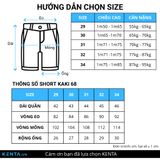  Quần Short Kaki Side Tab Khóa Gài QSK0068 