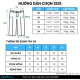 Quần Tây Nam Cạp Chun Ẩn Co Giãn, Dày Dặn QTA0049 