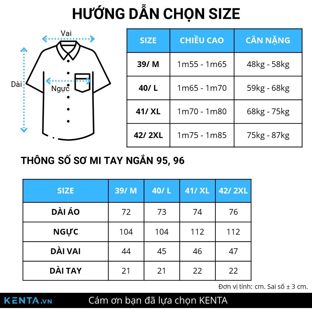  Sơ Mi Cotton Tay Ngắn SMN0095 