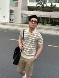  Áo Thun Polo Dệt Kim Sọc ATP0047 