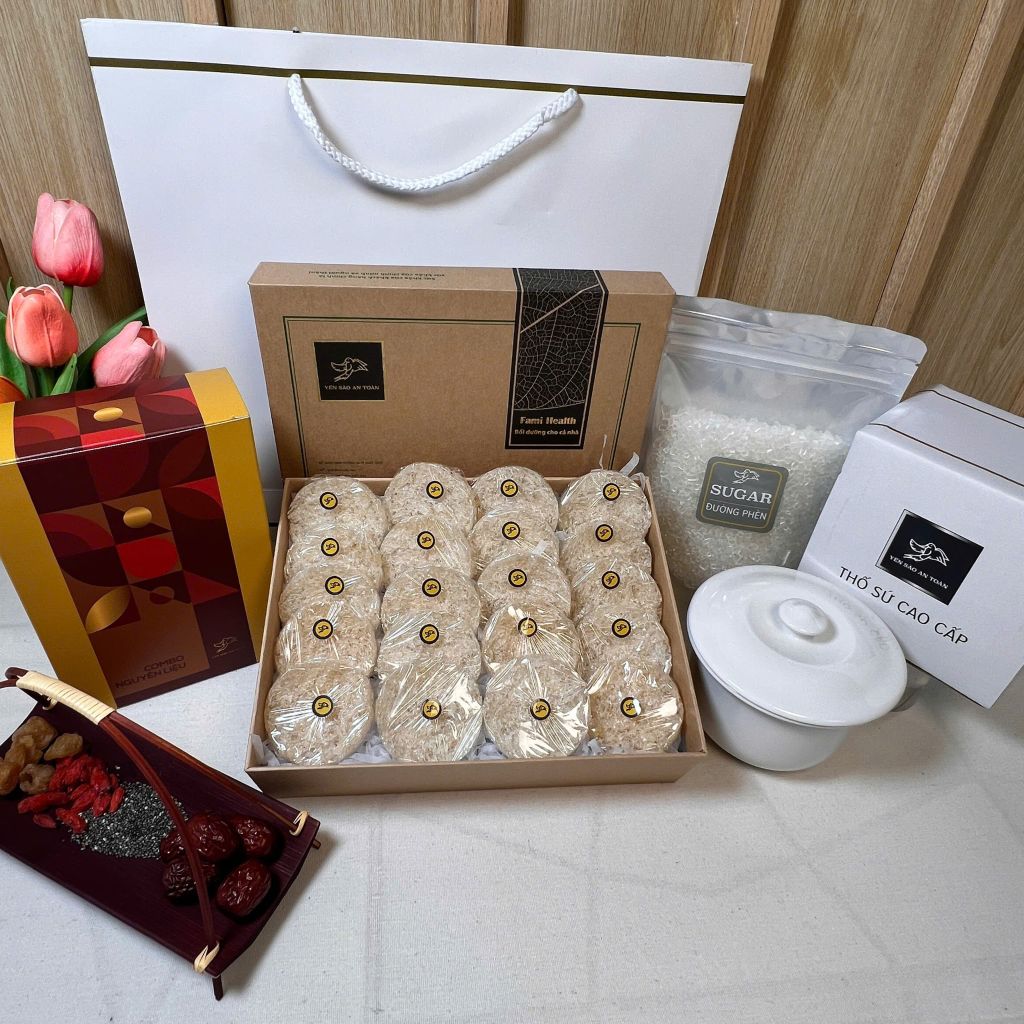Tổ Yến Làm Sạch Dạng Tròn - 100% vụn Kinh tế