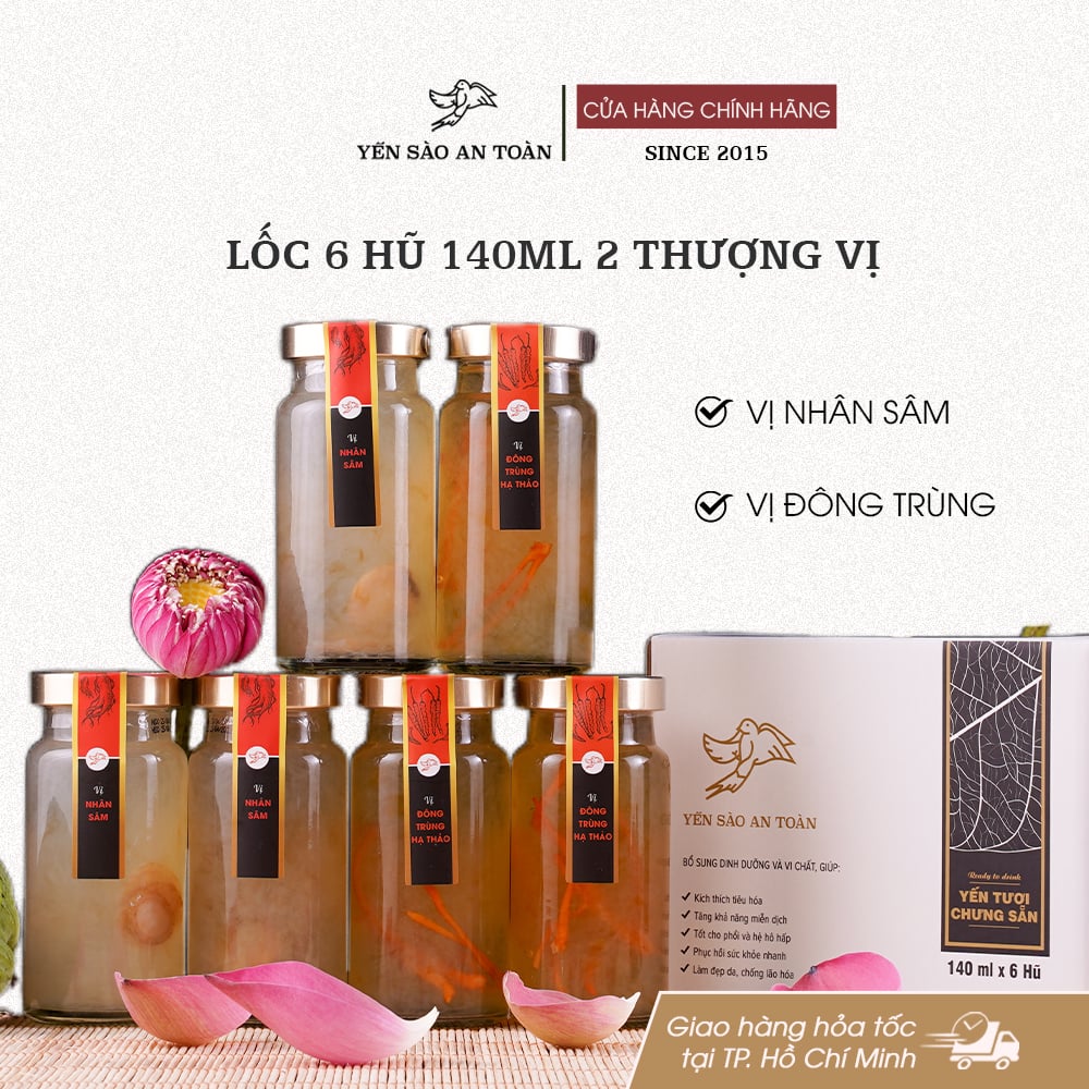 Lốc 6 hũ 140ml 2 Thượng Vị