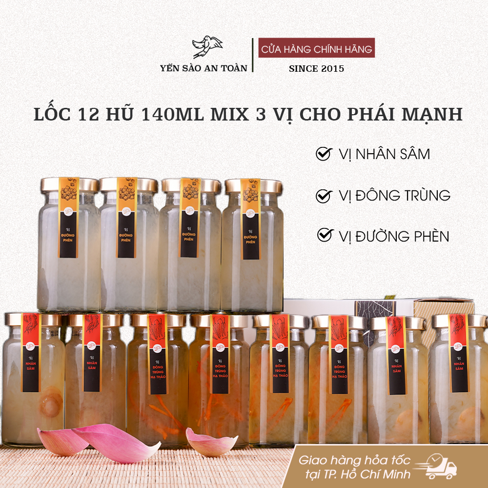 Lốc 6 hũ 140ml 3 vị Phái Mạnh