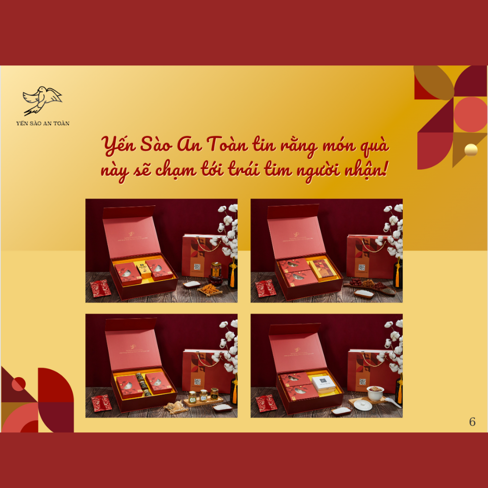 Hộp quà Đại Lợi Tổ Yến Nguyên Chất 50g và 100g với 10 lựa chọn ý nghĩa