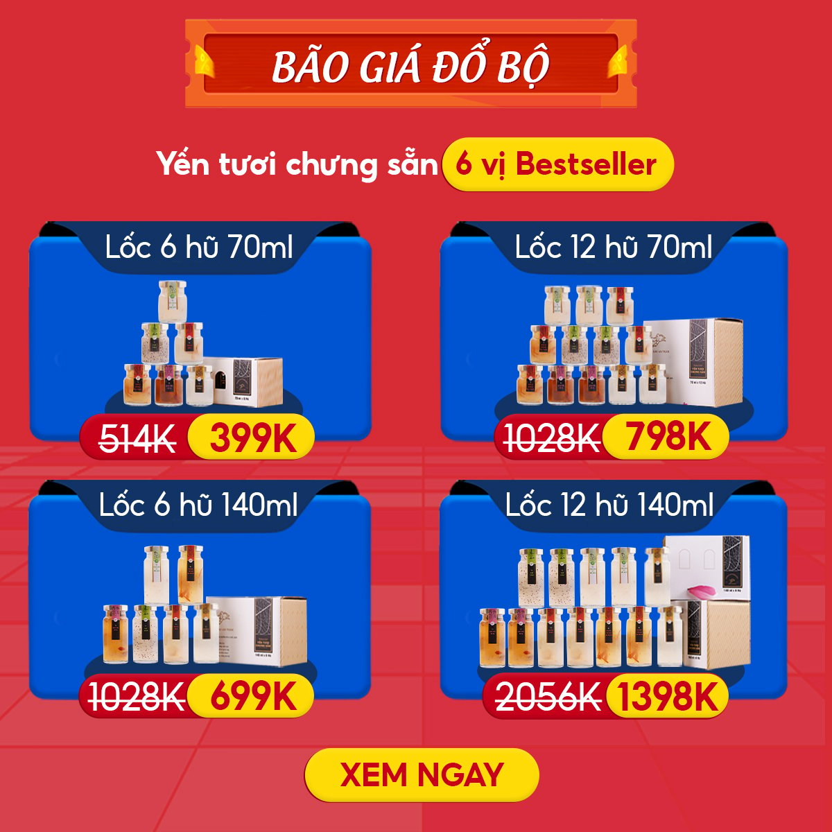 BÃO SET BESTSELLER - SỐ LƯỢNG GIỚI HẠN 200 LỐC