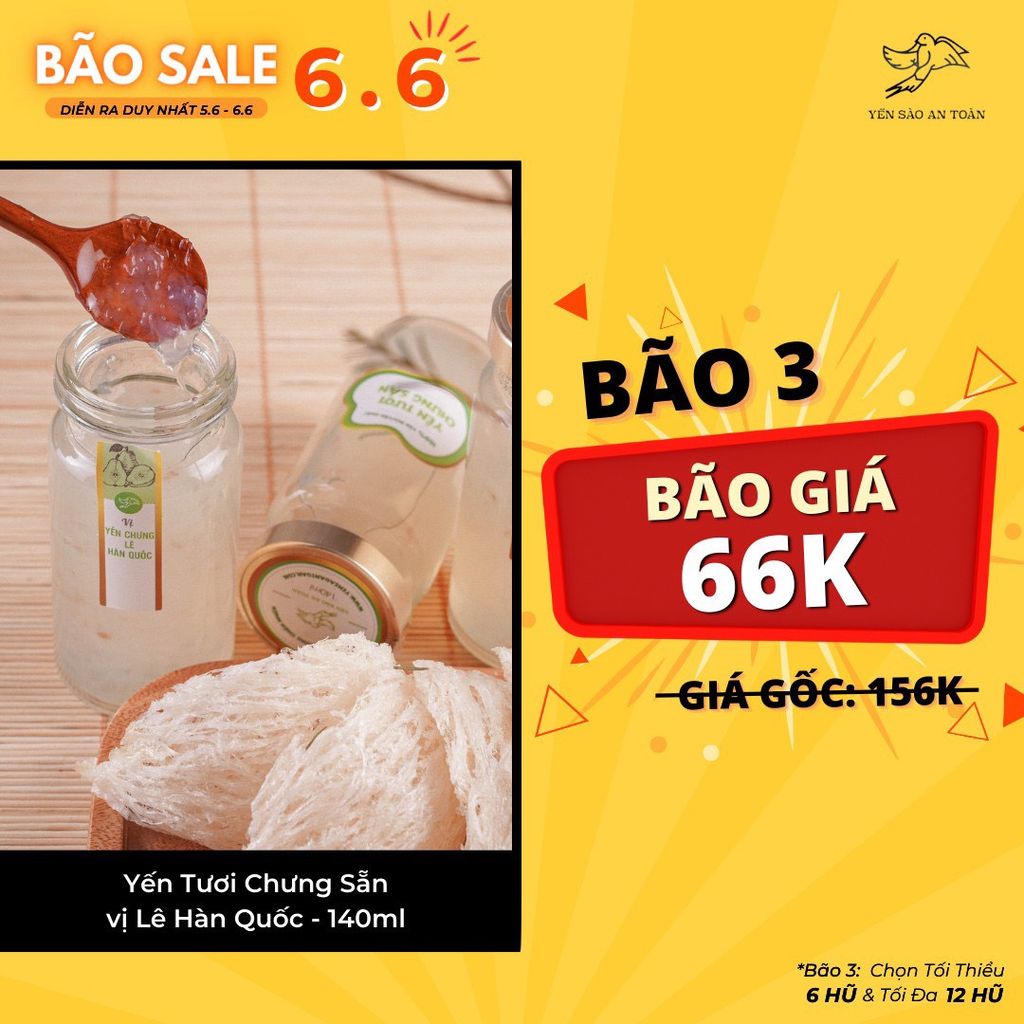 Bão 3 - Giải nhiệt mùa hè, sale giữa năm 6.6