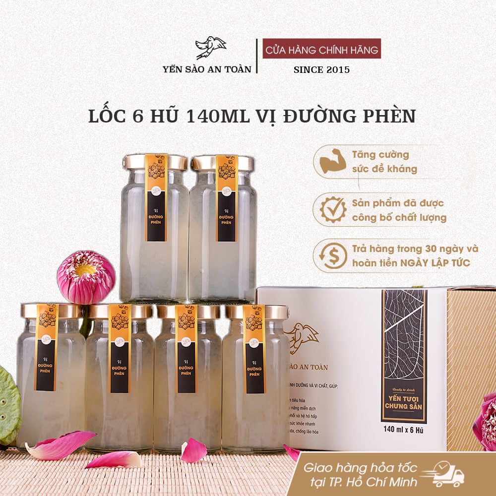 Lốc 6 hũ 140ml vị Truyền Thống