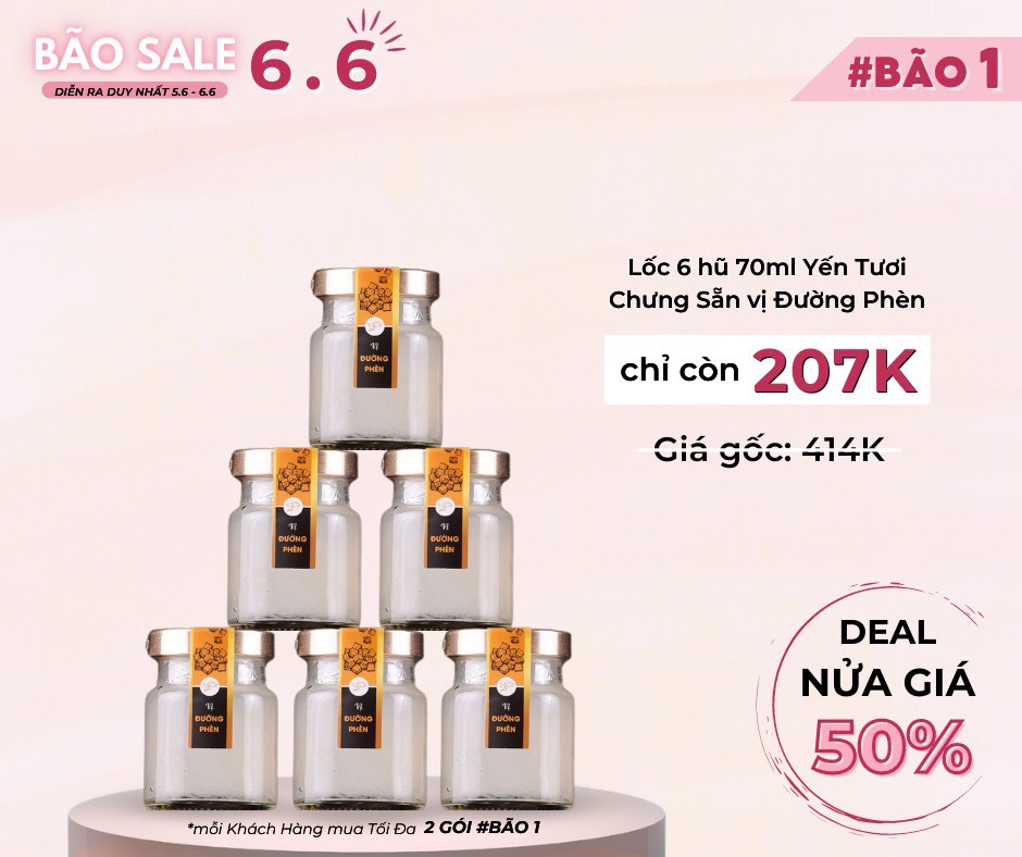 Bão 1 - Giải nhiệt mùa hè, sale giữa năm 6.6