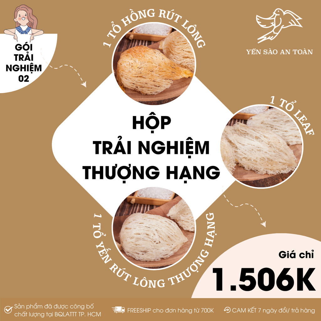 Gói trải nghiệm tổ yến