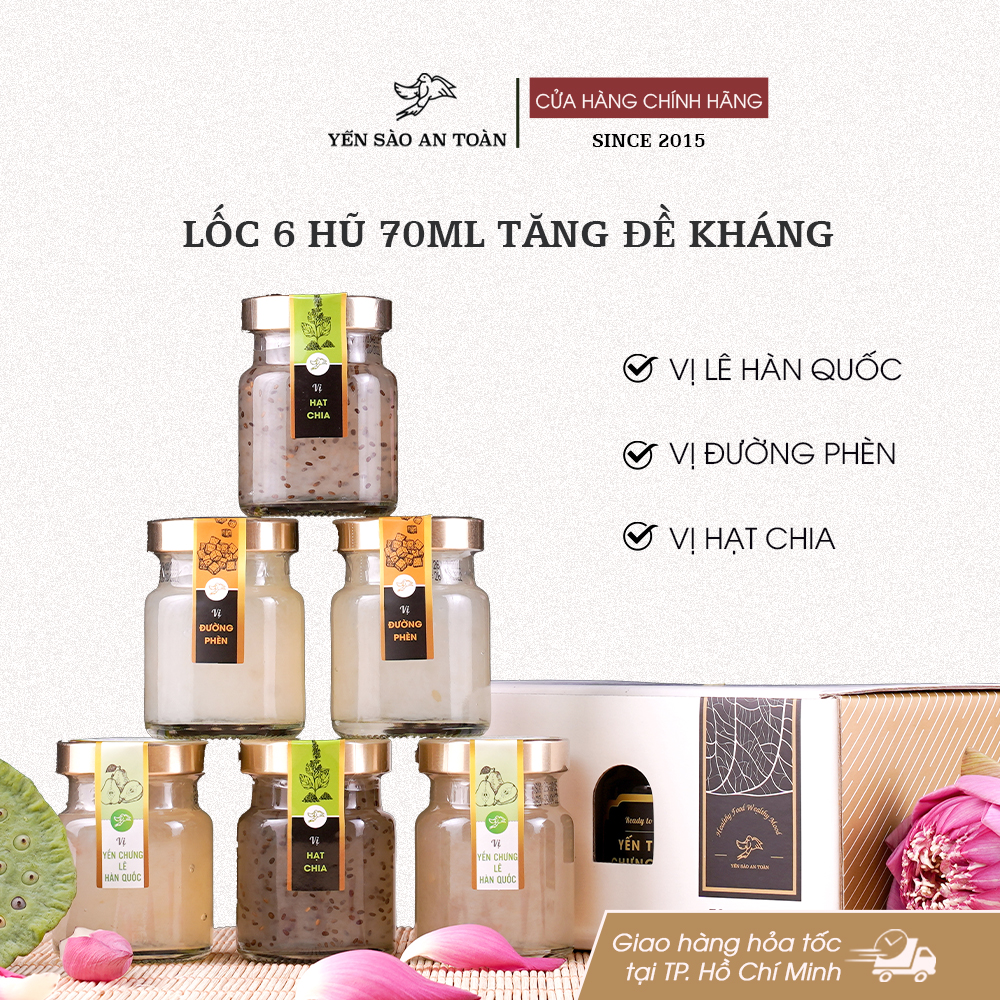 Lốc 6 hũ 70ml 3 vị Cho Trẻ 2