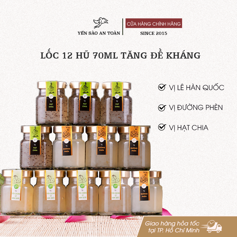 Lốc 12 hũ 70ml 3 vị Cho Trẻ 2