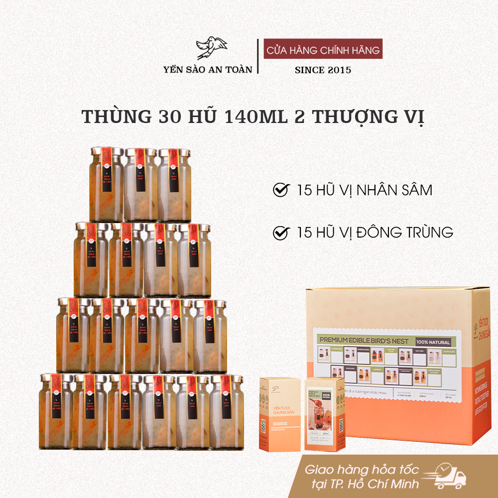 Thùng 30 hũ 140ml 2 Thượng Vị