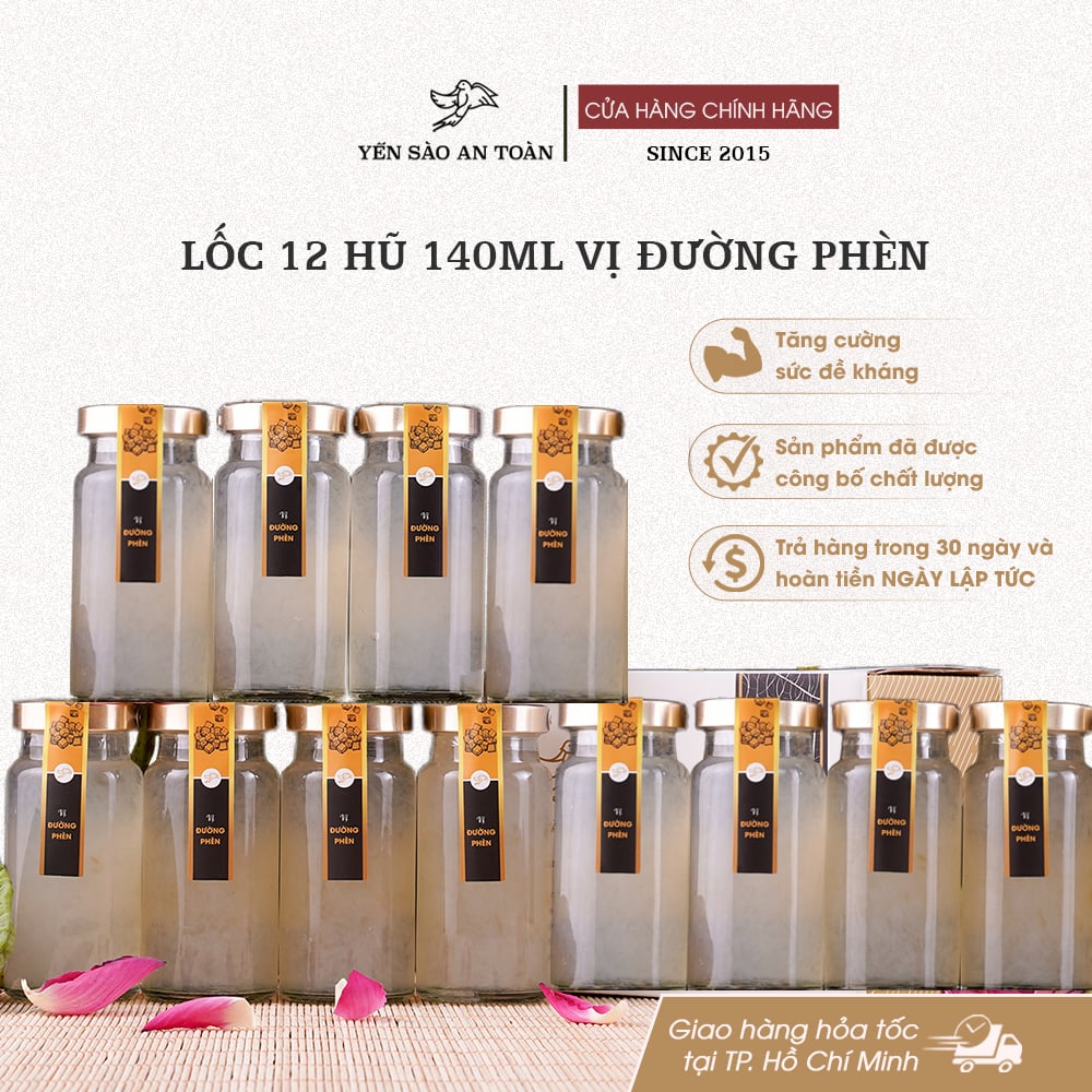 Lốc 12 hũ 140ml vị Truyền Thống