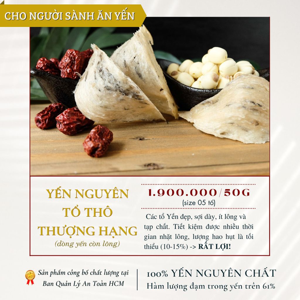 Yến Nguyên Tổ Thô Thượng Hạng