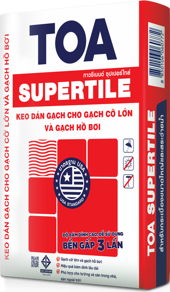 Keo dán gạch TOA Supertile