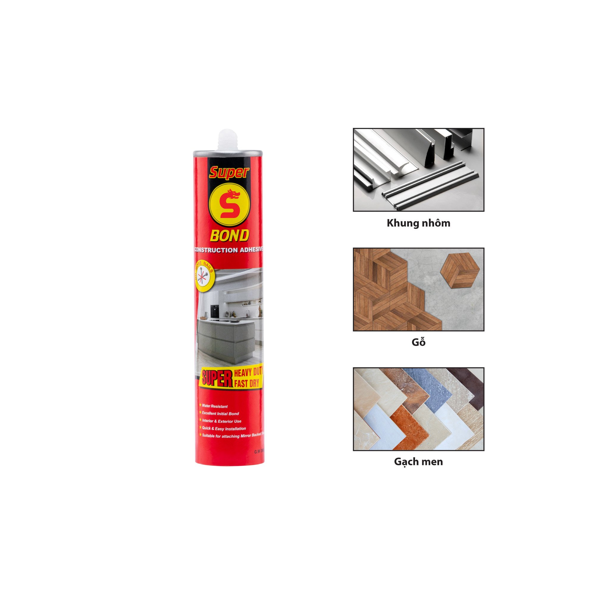 Keo Dán Alu Super S-Bond – Keo Chống Thấm