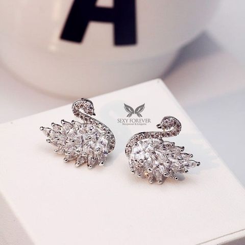 SWAN EARRINGS