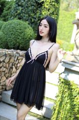 Váy Ngủ Xuyên Thấu Flower