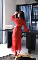 Áo Choàng Ngủ Salie Red