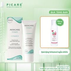 Kem kiểm soát giảm tăng tiết bã nhờn và dưỡng ẩm cho da mụn giảm mụn sưng viêm Aknicare Cream 50ml