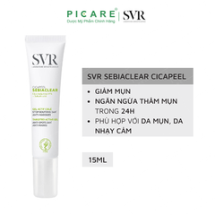 Gel Giảm Mụn SVR Dành Cho Da Dễ Bị Mụn Sebiaclear Cicapeel 15ml