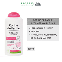 Sữa Tắm 2 Trong 1 Corine De Farme Shower Gel 2 in 1 250ml