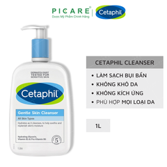 Sữa Rửa Mặt Dịu Nhẹ Cho Mọi Loại Da Cetaphil Gentle Skin Cleanser 1000ml