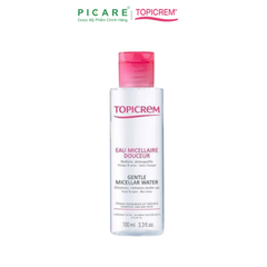 Nước Tẩy Trang Giúp Làm Sạch Nhẹ Nhàng Và Dưỡng Ẩm Dành Da Mặt Và Da Vùng Mắt Topicrem Gentle Micellar Water 100ml