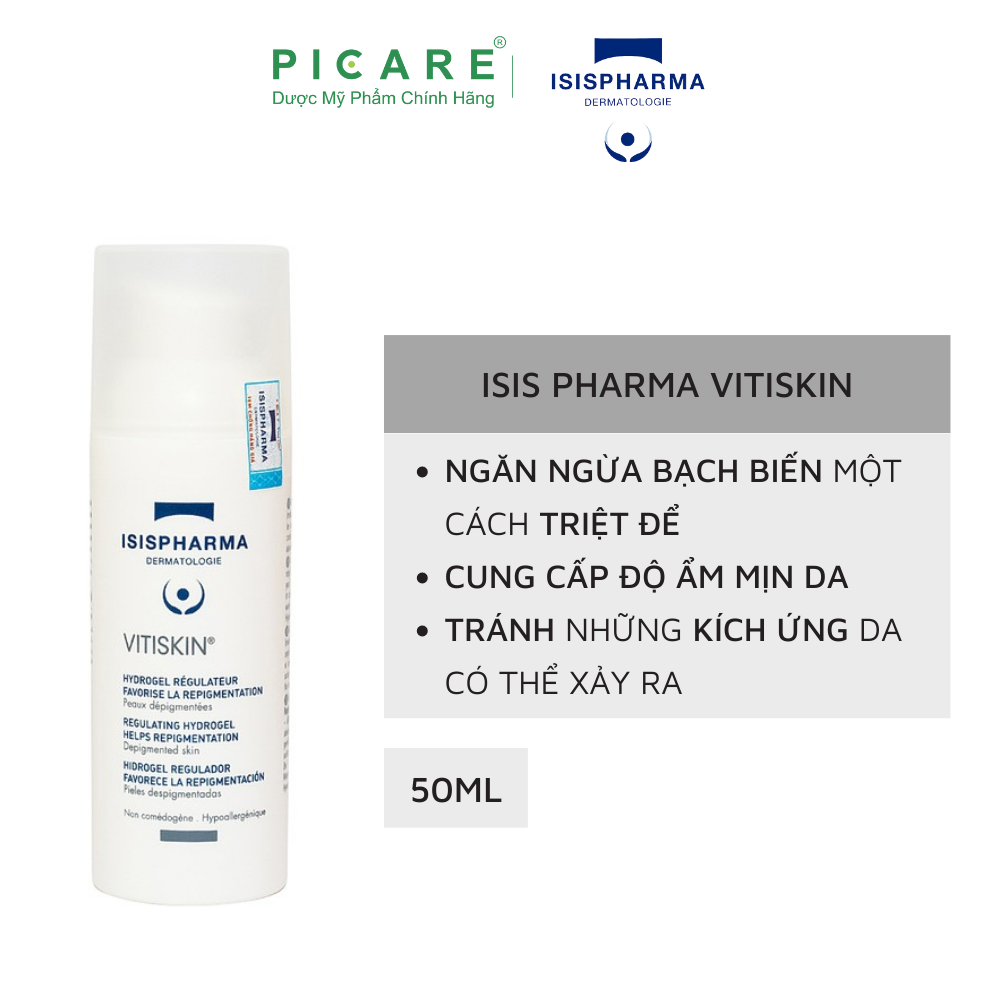 Kem Hỗ Trợ Ngăn Ngừa Bạch Biến Isis Pharma Vitiskin 50ml