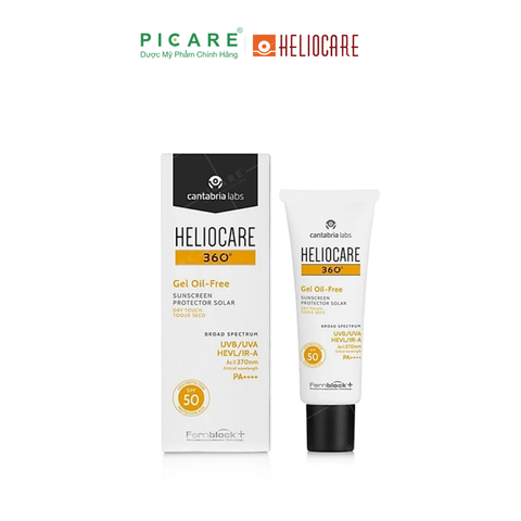 Gel Chống Nắng Cho Mọi Loại Da Heliocare 360° Gel Oil Free SPF50 50ml