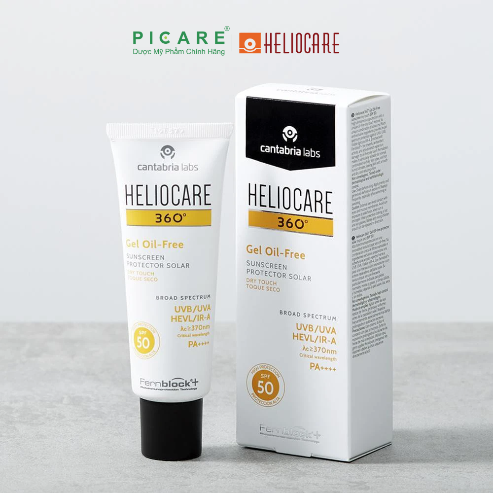 Gel Chống Nắng Cho Mọi Loại Da Heliocare 360° Gel Oil Free SPF50 50ml