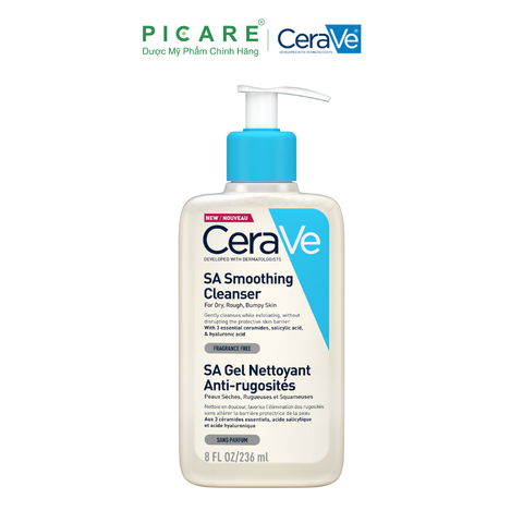 Sửa Rửa Mặt Dành Cho Da Nhạy Cảm Cerave SA Cleanser 236ml