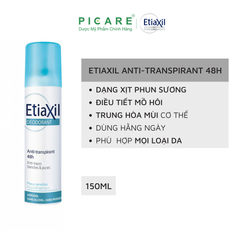 ETIAXIL DEO 48H AEROSOL 150ML [Khử mùi nách dạng phun sương 150ml]