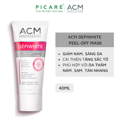 Mặt Nạ Giúp Làm Giảm Nám, Sạm, Đốm Nâu ACM Depiwhite Whitening Peel – Off Mask 40ml